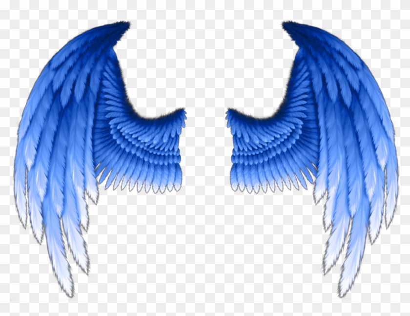 #ftestickers #blue #wings - Angel Gold Wings Transparent Clipart #5484531