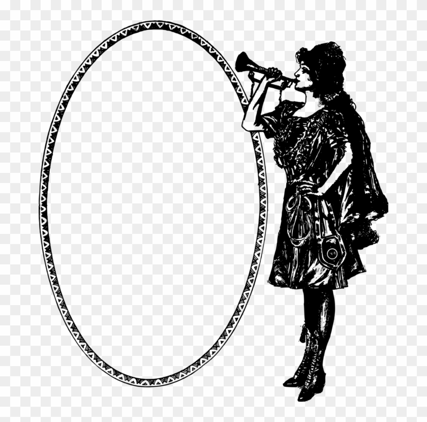 Trumpet Clothing Accessories Lady Black Fashion - Illustration Clipart