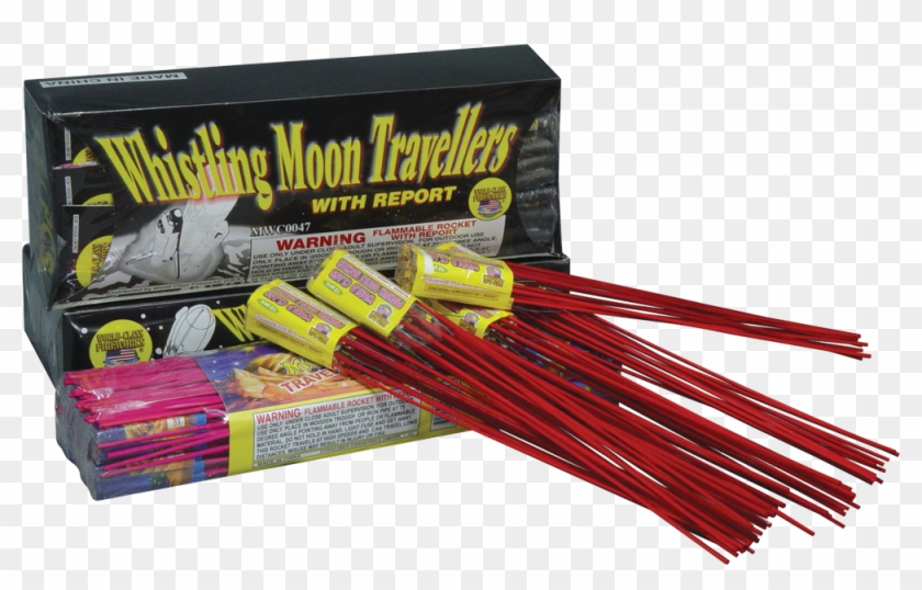 Firework Rocket Png - 3 Whistling Moon Travellers Clipart #5484843