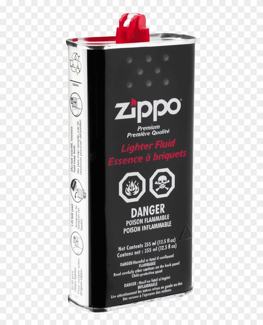 12 Oz / 355 Ml Zippo Fuel Fluid, For All Pocket Lighters - Zippo Clipart