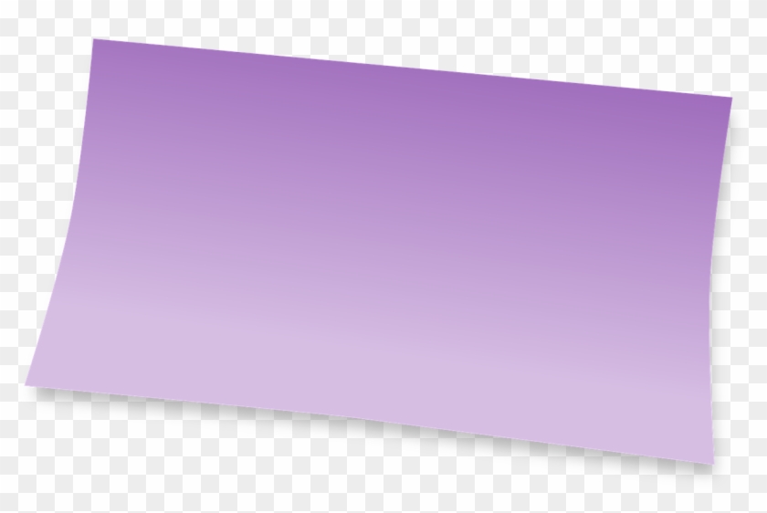 Post It Png Morado Clipart #5485207