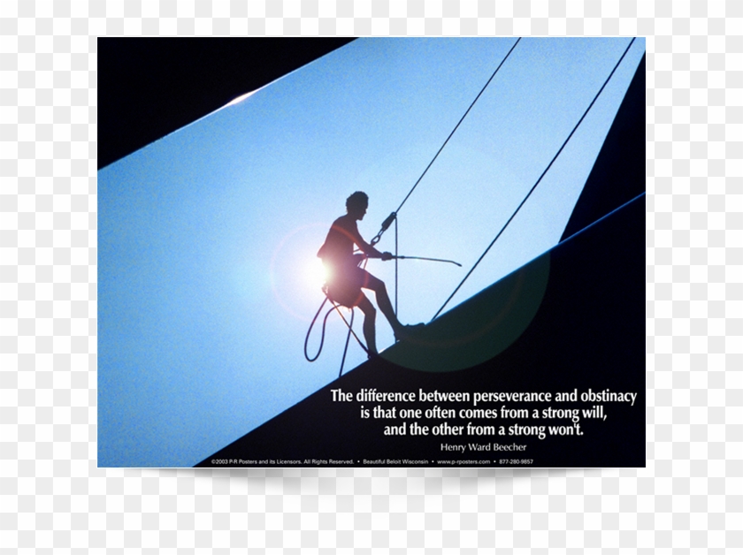 The Difference Between Perseverance And Obstinacy - Silhouette Clipart #5485547