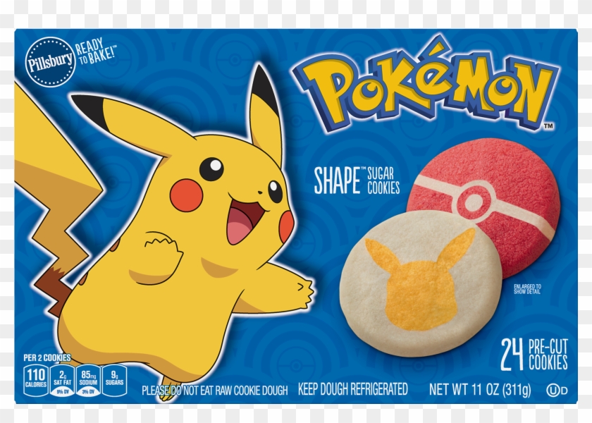 Pokemon Shape Sugar Cookies 24 Count - Pokemon Sugar Cookies Pillsbury Clipart