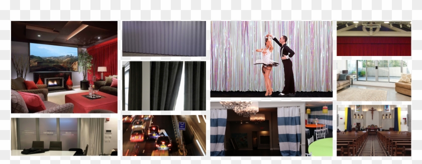Acoustical Curtains And Drapes Are Custom Made For - Curtain Clipart