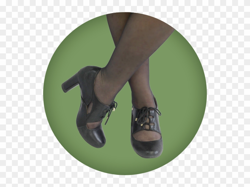 Lynda Green Circle - Sandal Clipart