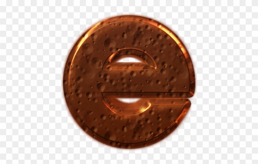 Chocolate Style 3d Letter E - Chocolate Clipart #5486873