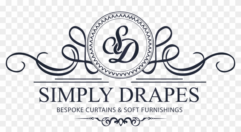 Simply Drapes Logo Curtains Blinds Soft Furnishing - Calligraphy Clipart #5487110