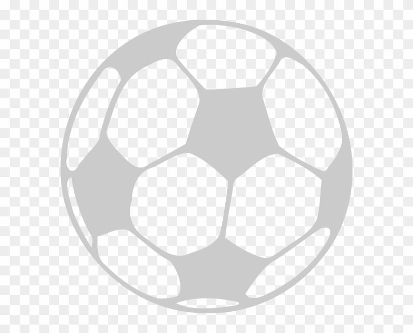 Ball Clip Art At Clker Com Vector - Football In Black And White - Png Download #5487166