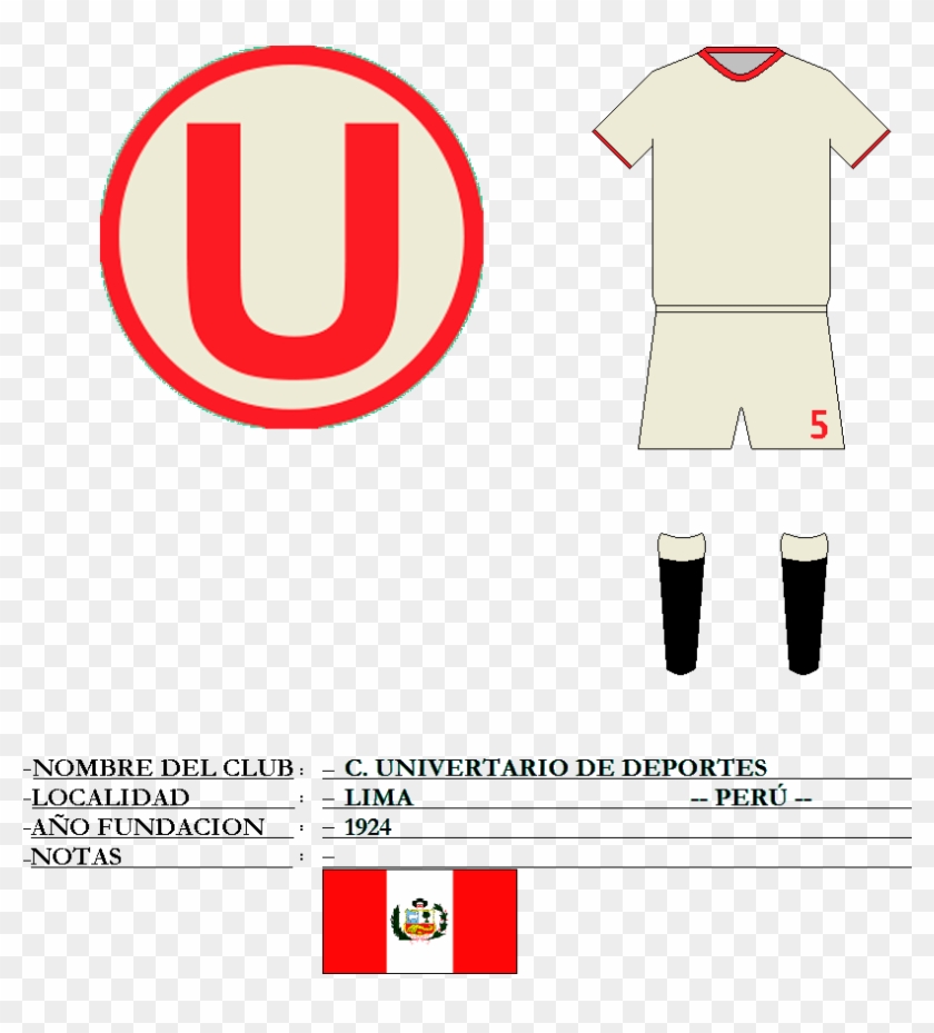 Universitario De - Club Universitario De Deportes Clipart #5487693