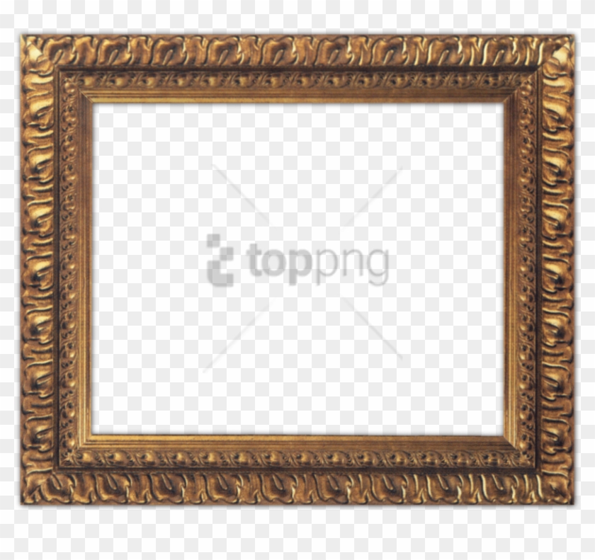 Free Png Gold Vintage Frame Png Png Image With Transparent - Antique Picture Frames Png Clipart