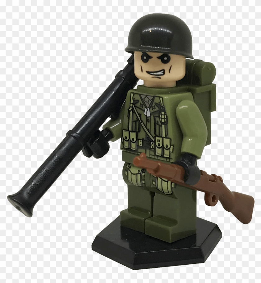Brick Forces Minifigure U - Assault Rifle Clipart