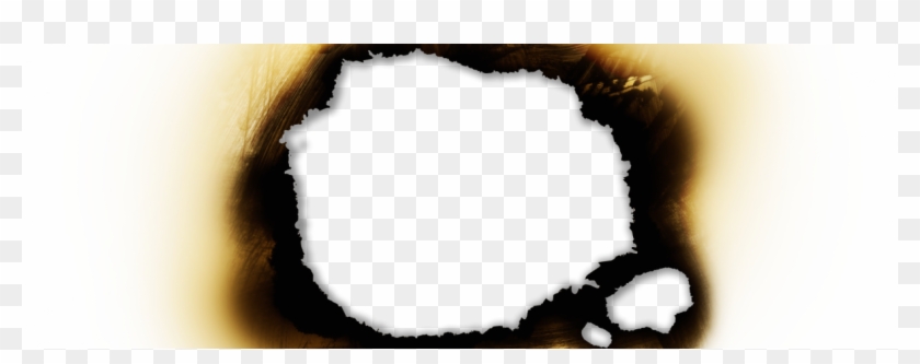 A Burned Hole In Paper - Transparent Paper Burns Png Clipart #5488146