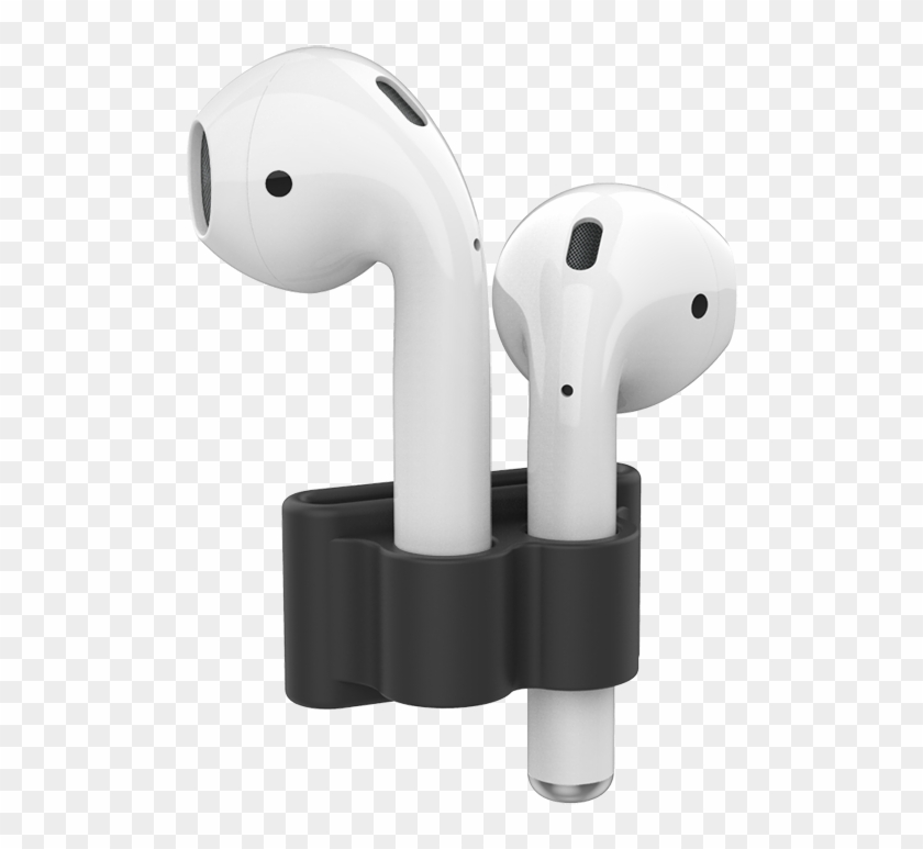 Apple Watch Airpods Holder Black - Headphones Clipart #5488191