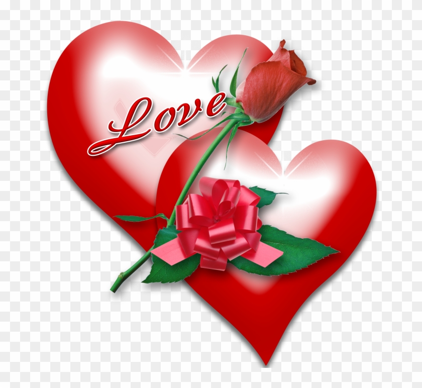 Amor Y Sentimientos Del - Valentine Roses And Hearts Clipart #5488389