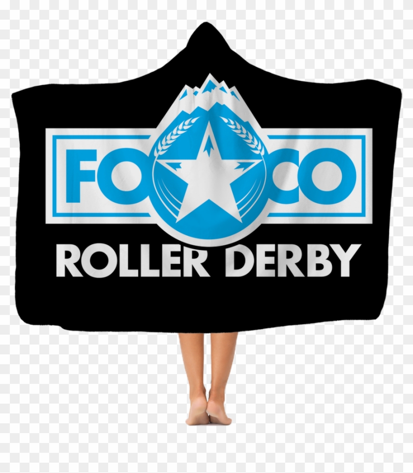 Foco Roller Derby Classic Adult Hooded Blanket - Flag Clipart #5488693