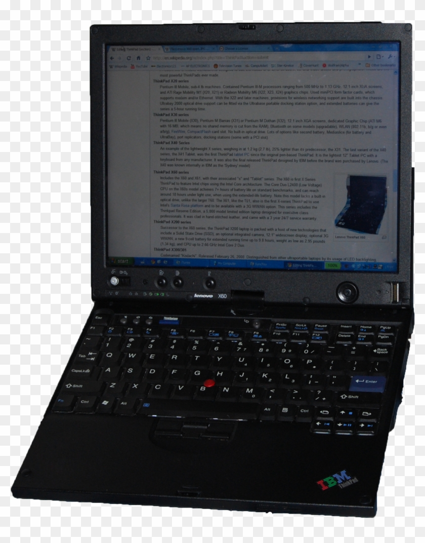 Lenovo X60 Open - Lenovo X60 Clipart