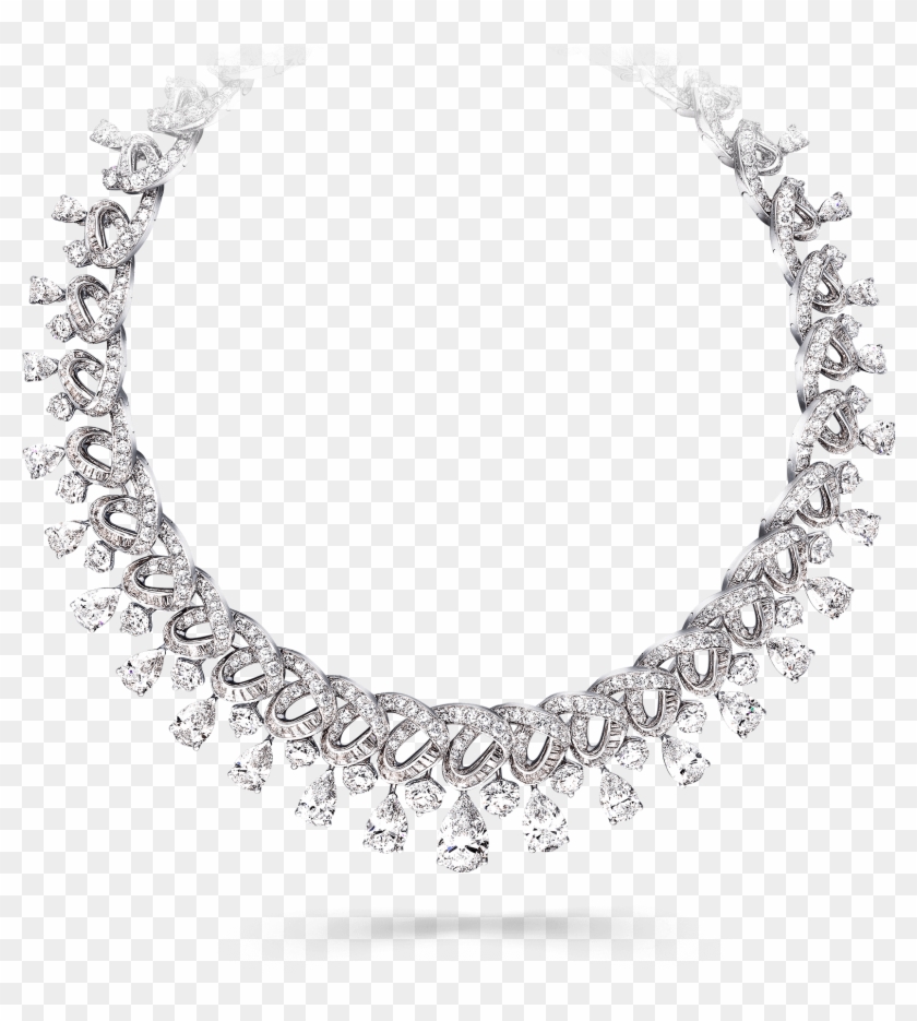 Graff High Jewellery Diamond Twisted Ribbon Necklace - Opencv Subpixel Edge Detection Clipart