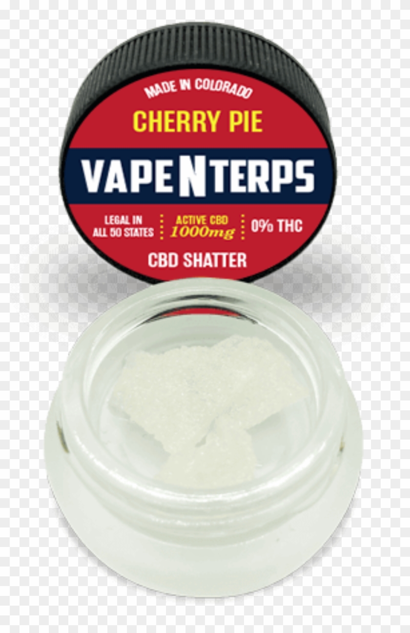1000mg Cherry Pie Cbd Shatter By Vapenterps - Plastic Clipart #5489507