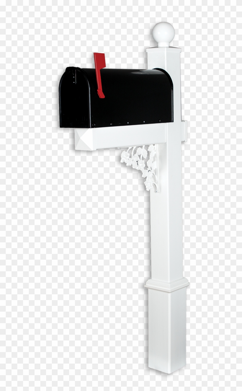 Truman Mailbox With Ball Cap - Column Clipart