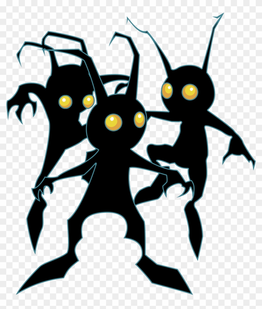 Heartless Vs Q Continuum (st) - Heartless Kingdom Hearts Png Clipart
