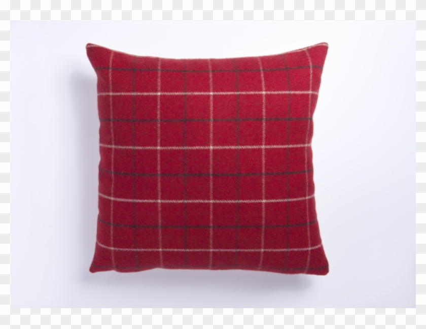 Highland Mist Check Cushions 16in X 16in In Red - Throw Pillow Clipart #5489837