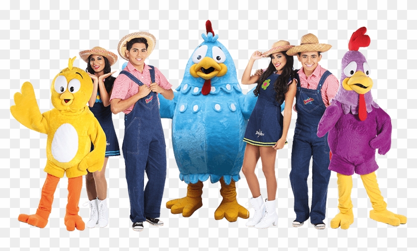 Muñecos Gallina Pintadita - Mascot Clipart
