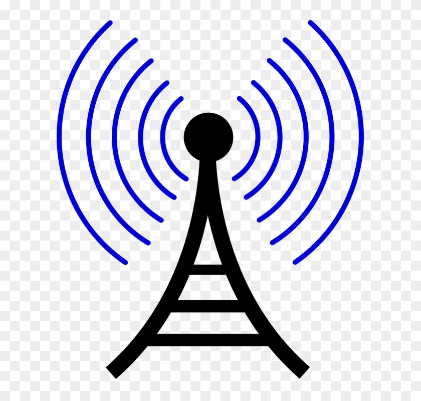 Cellular Tower Network Satellite Free Vector Graphic - Antenna Clip Art - Png Download #5490217