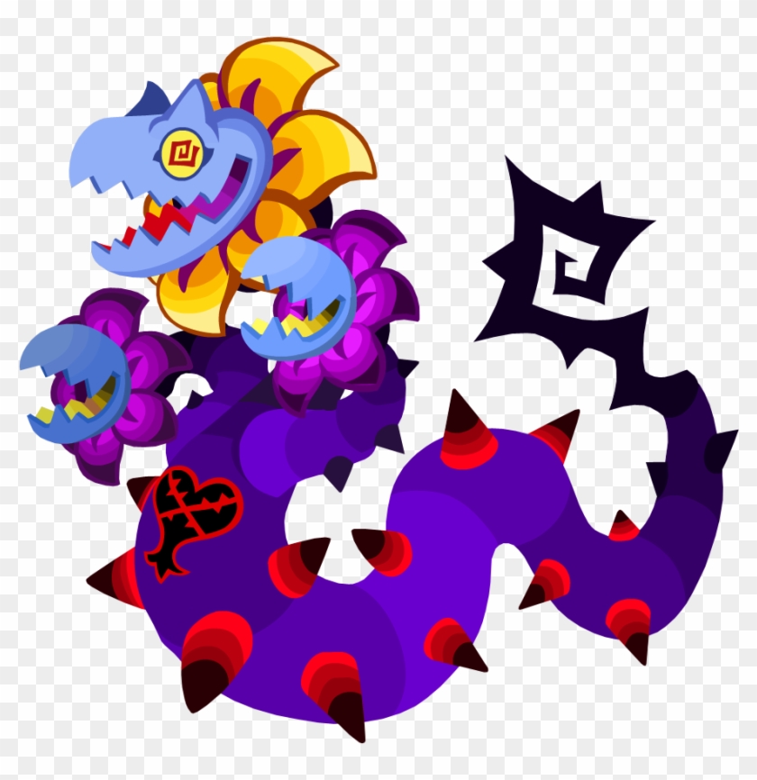 View Samegoogleiqdbsaucenao Blumenschlange , - Kingdom Hearts Union X Cross Heartless Clipart