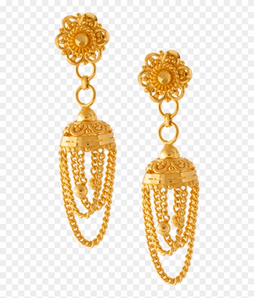 22k Yellow Gold Earrings - Earrings Clipart