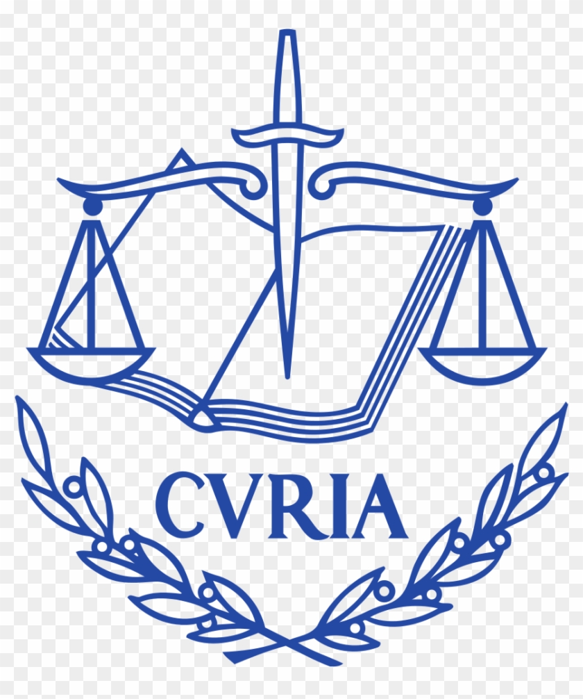 Court Of Justice Of The European Union Was Established - European Courts Of Justice Logo Clipart #5490390