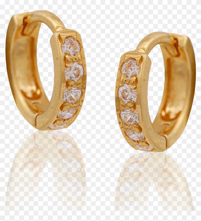 Dazzling Zircon Gold Earringsdazzling Zircon Gold Earrings - Earrings Clipart #5490840