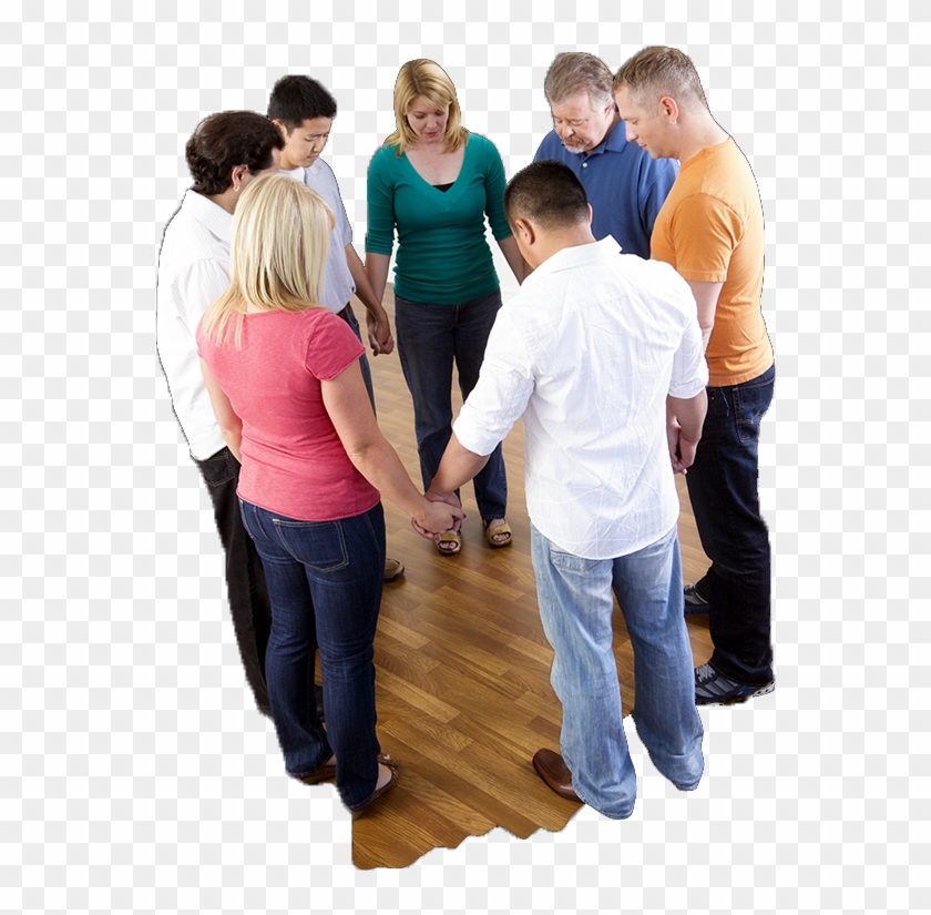 ¿necesitas - Group Of People Praying Clipart #5491111