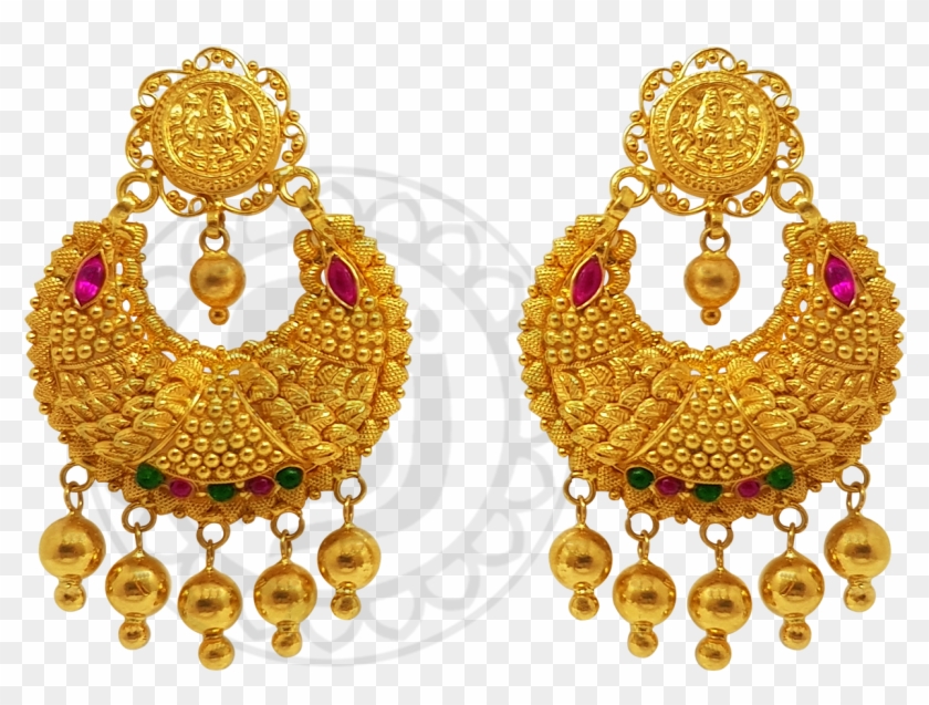 Gold Earrings- - Earrings Clipart #5491204