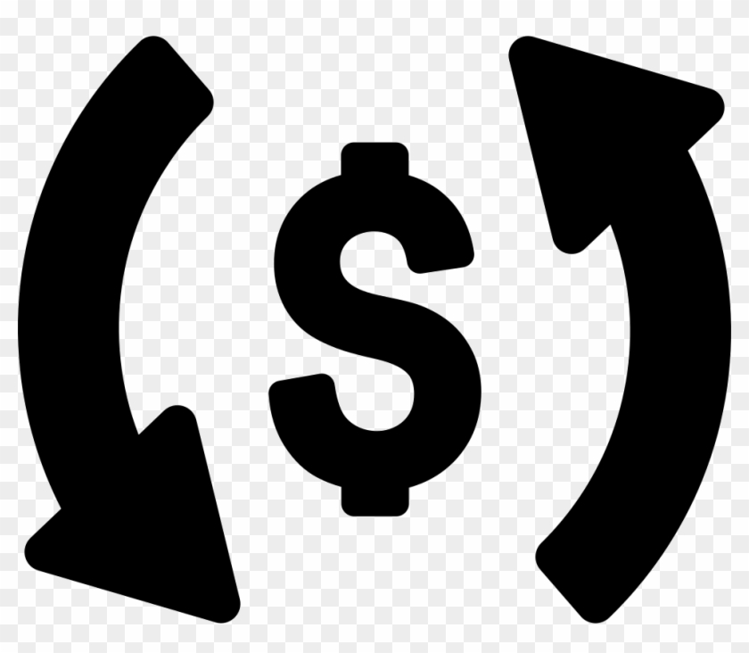 Png File Svg - Dollar Sign With Arrows Clipart