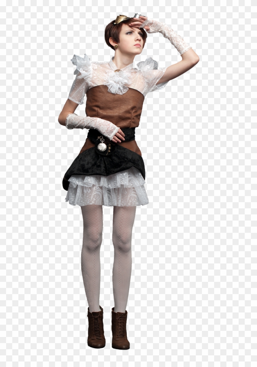 Steampunk Girl Clipart