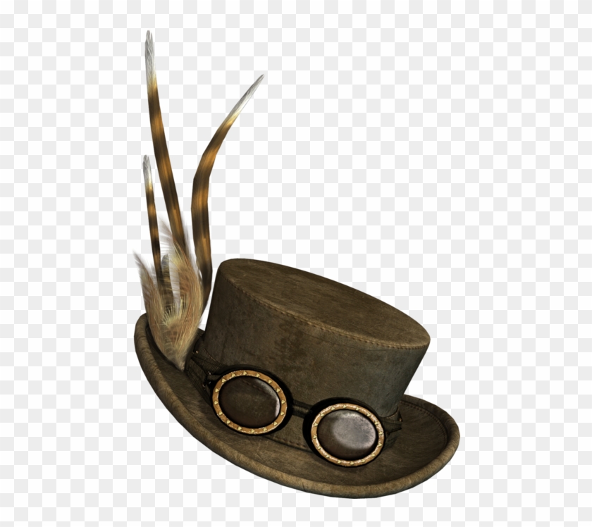 Steampunk Sticker - Steampunk Hat Transparent Clipart
