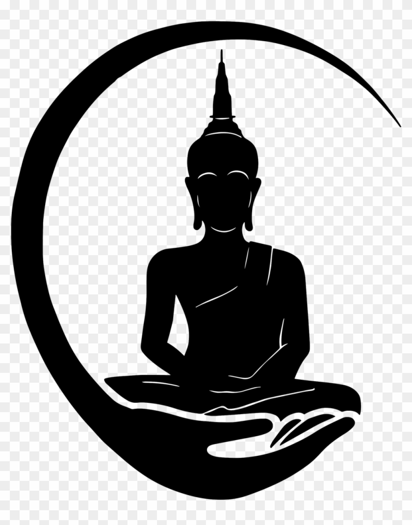 Gautam Buddha Hand Logo Clipart