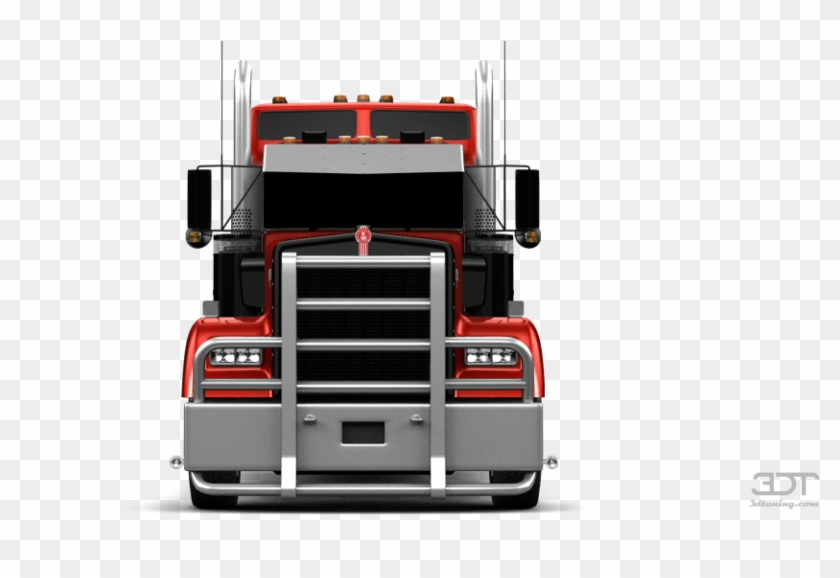 Kenworth W900 Sleeper Cab Truck - Trailer Truck Clipart #5492567