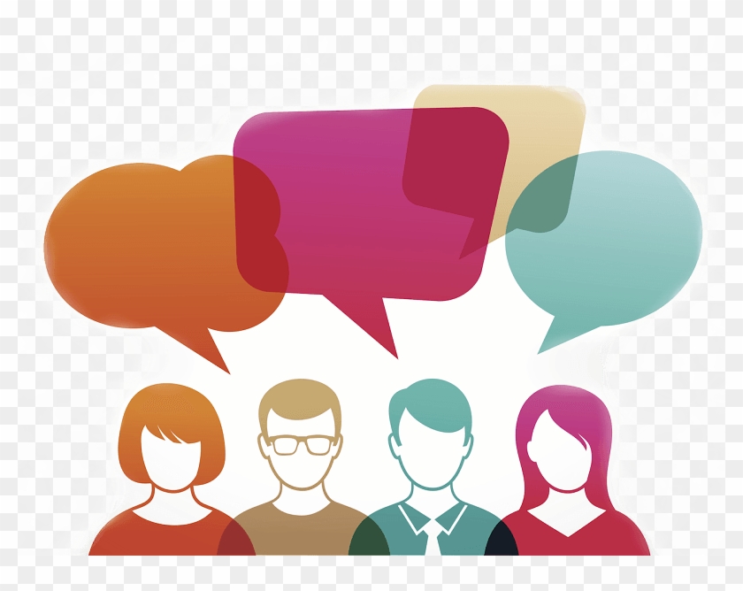 Ooh Advertising Specialists - Two People Asking Questions Clipart #5492711