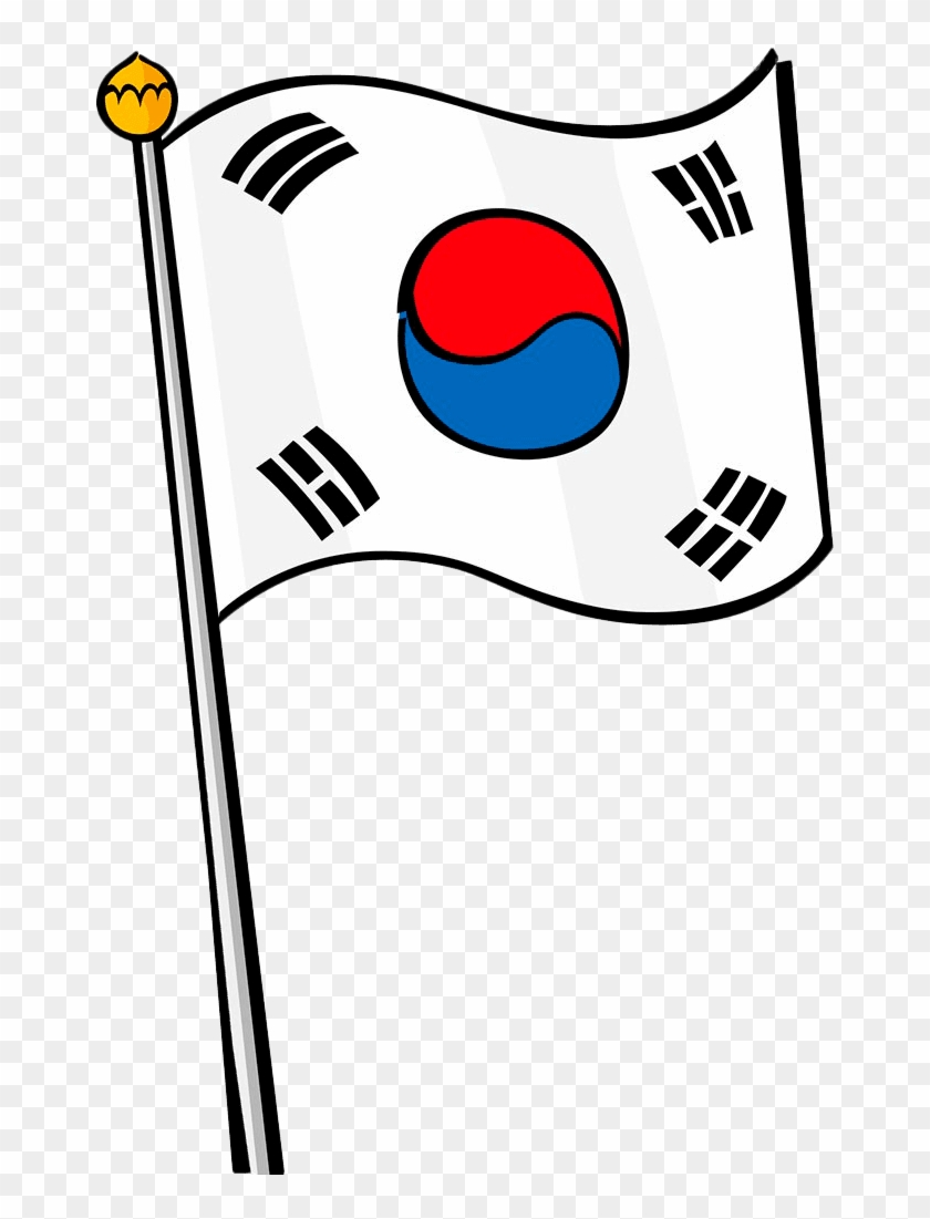 Korea Flag Icon - South Korea Flag Clipart - Png Download #5492783