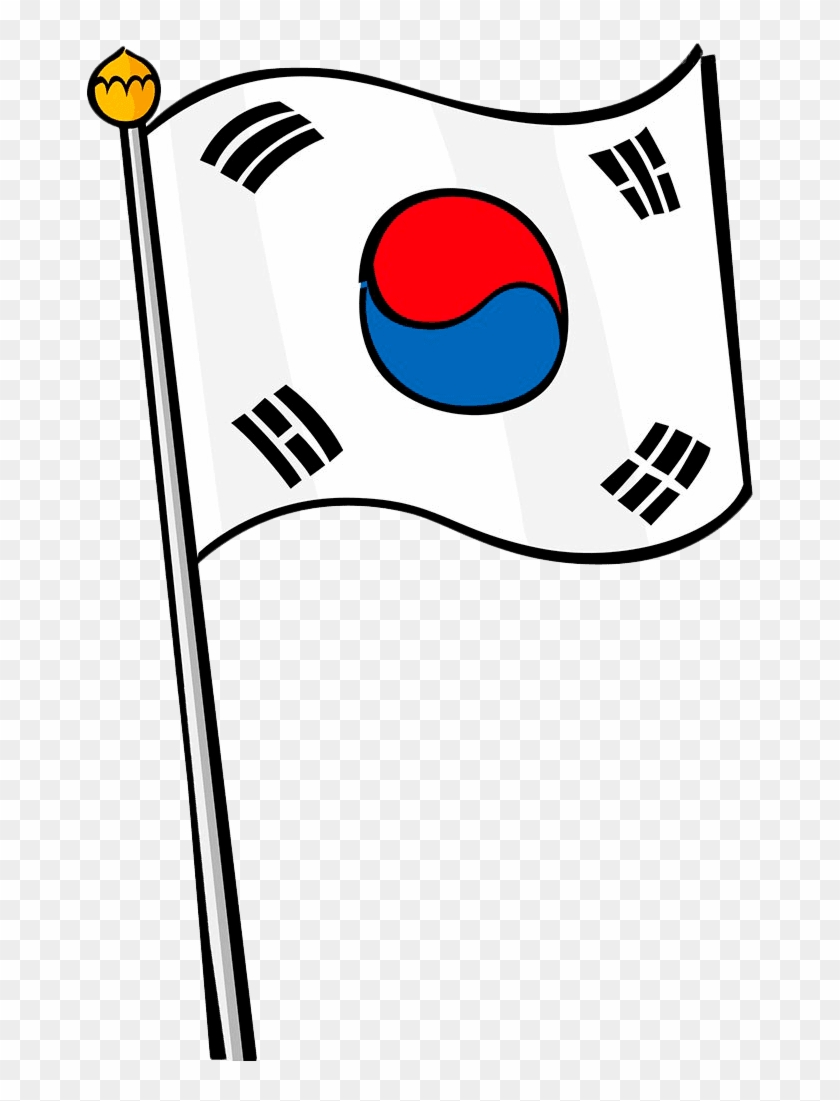 Korea Flag Icon - South Korea Flag Clipart - Png Download