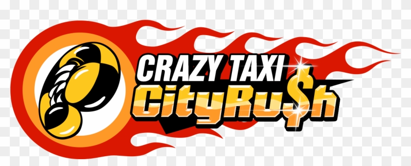 Crazy Taxi Fans Can Now Enjoy The Latest Installment - Crazy Taxi City Rush Logo Clipart #5492854