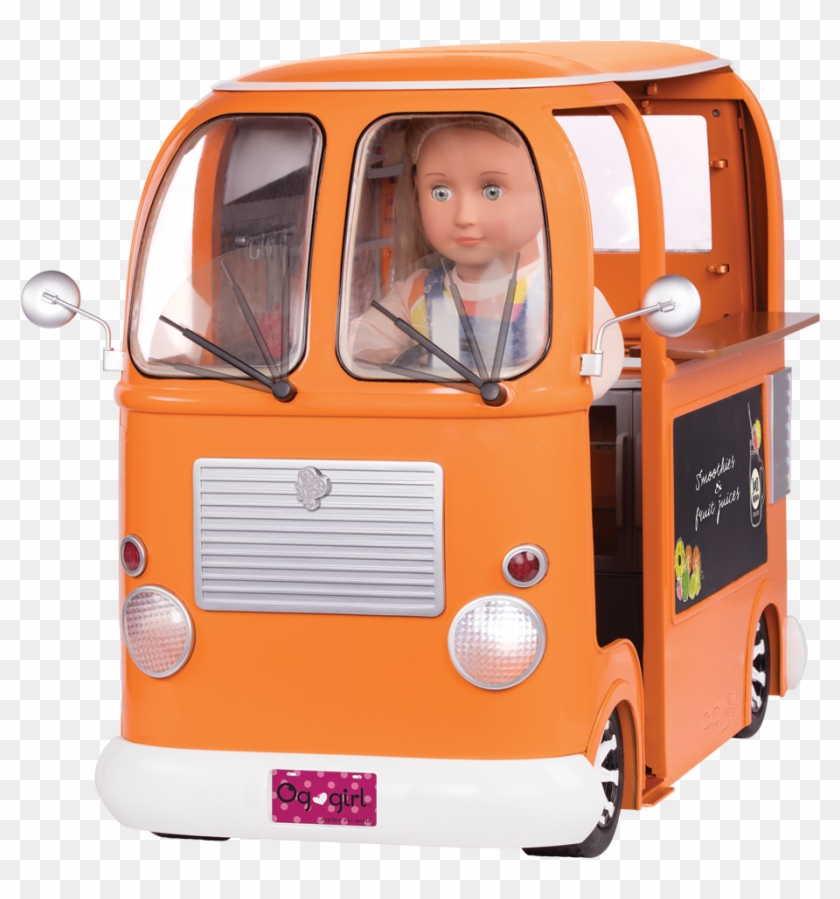Grill To Go Food Truck Naya Driving Front View - Toy Vehicle Clipart #5492937