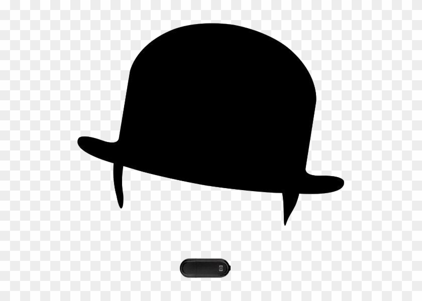 Charlie Chaplin Hat Transparent Background - Charles Chaplin Logo Png Clipart #5492938