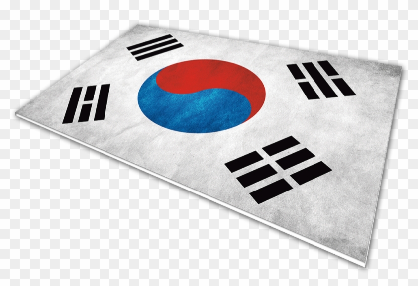 South Korea Flag - Emblem Clipart