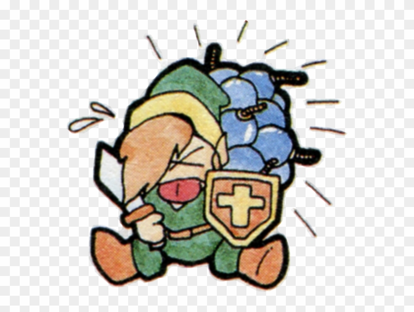 Link Carrying Bombs Clipart #5493322