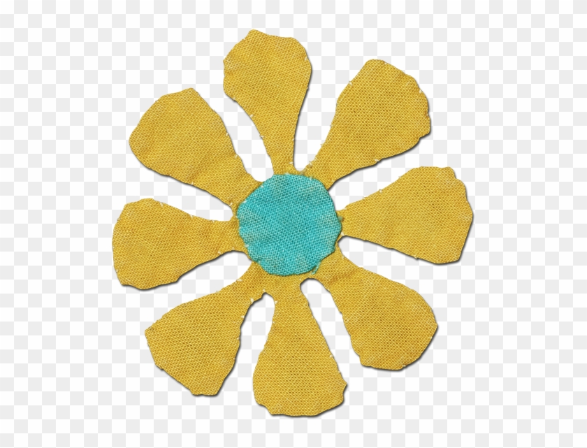 Fabric Flower 02 - Tagetes Patula Clipart #5493474