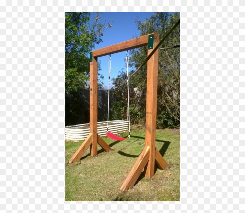 Build A Single Post Swing Frame Clipart