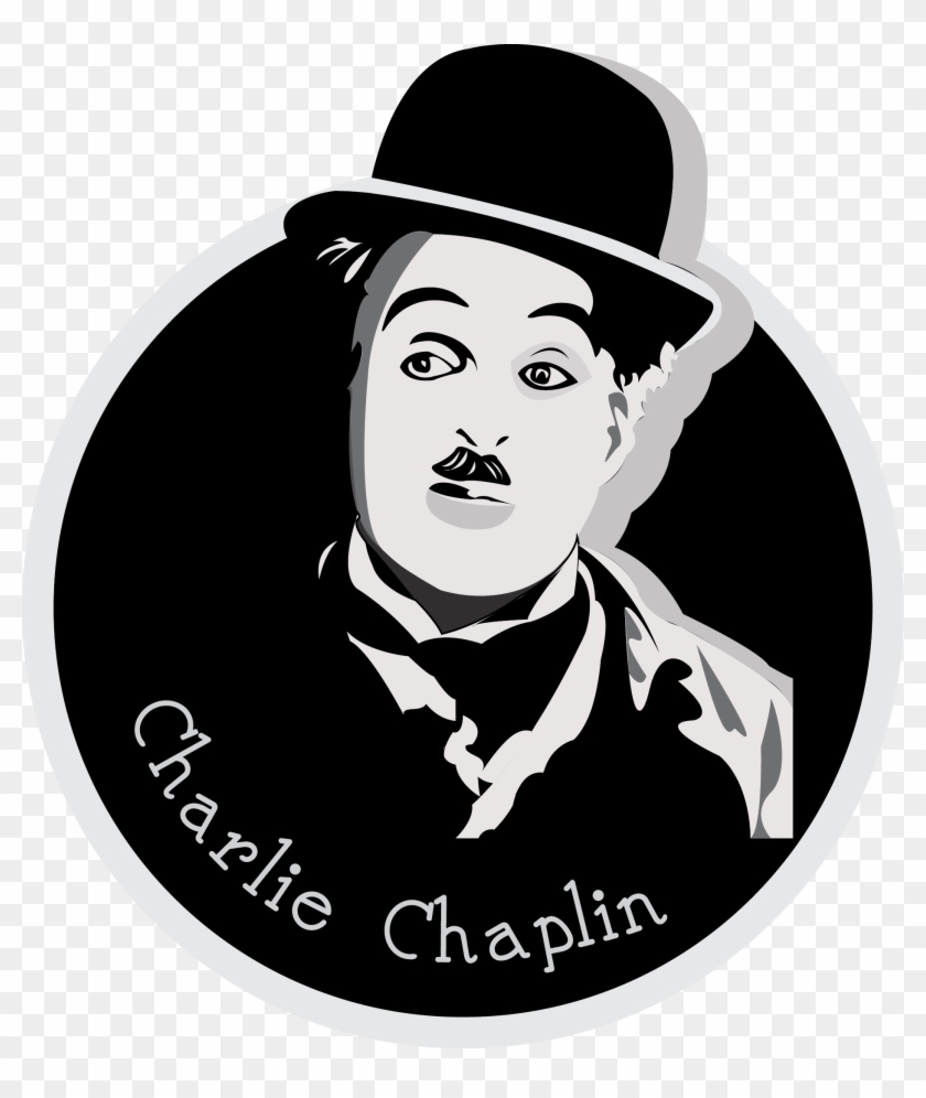 Charlie Chaplin Made In Adobe Illustrator Cc - Illustration Clipart #5493889