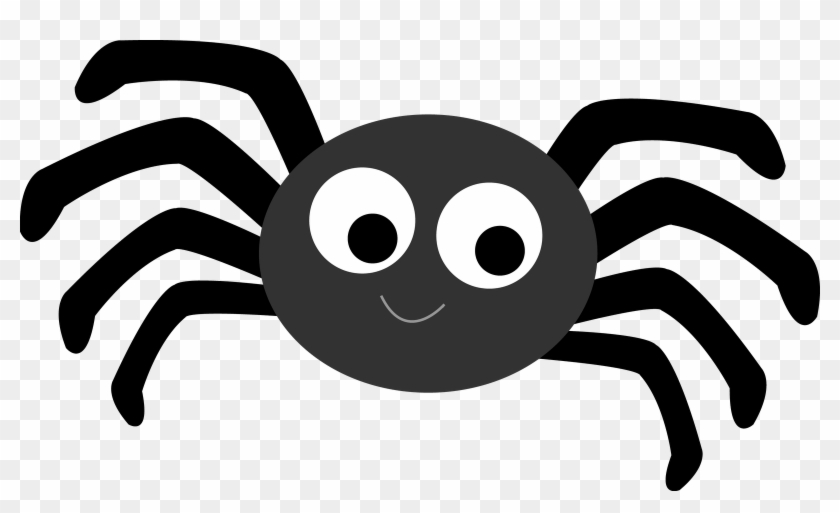 Spider Clipart Black And White - Incy Wincy Spider Clipart - Png Download #5493897